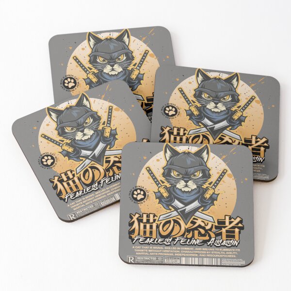 Item preview, Ninja Cat | Feline Assassin designed and sold by Mariana Piana.
