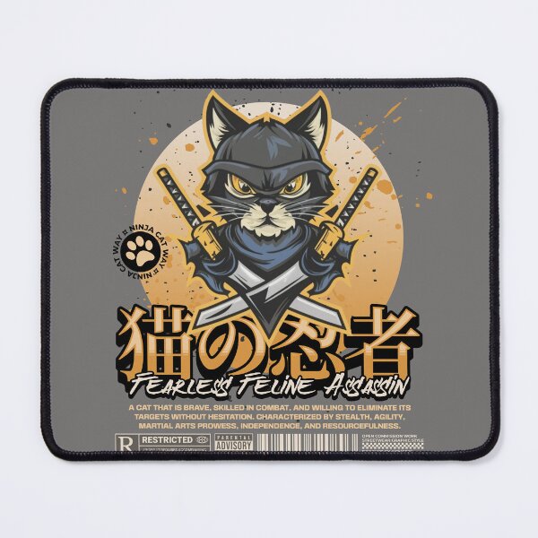 Item preview, Ninja Cat | Feline Assassin designed and sold by Mariana Piana.