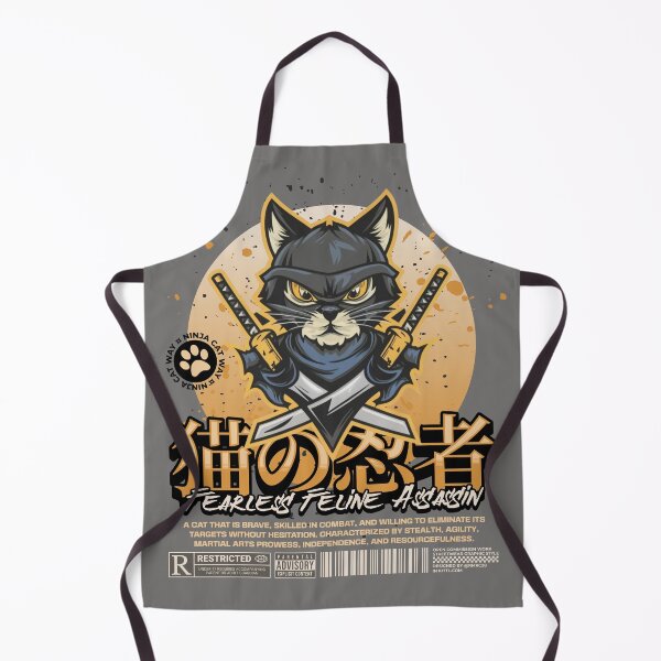 Item preview, Ninja Cat | Feline Assassin designed and sold by Mariana Piana.