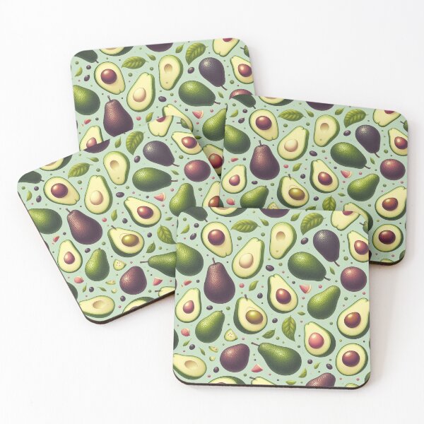 Item preview, Mini Avocado Delight: Petite Fruit Pattern designed and sold by Rui Fernandes.