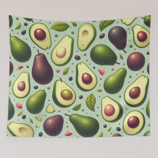 Item preview, Mini Avocado Delight: Petite Fruit Pattern designed and sold by Rui Fernandes.