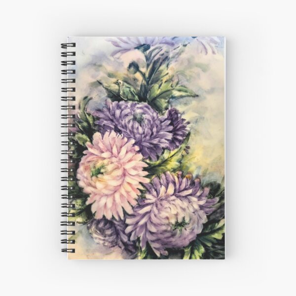 Honey Suckles by Lillian Garrett Spiral Notebook