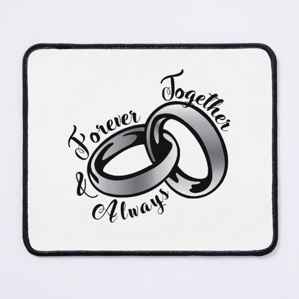 Item preview, FOREVER & ALWAYS TOGETHER designed and sold by Sillybear PrintsItAll.