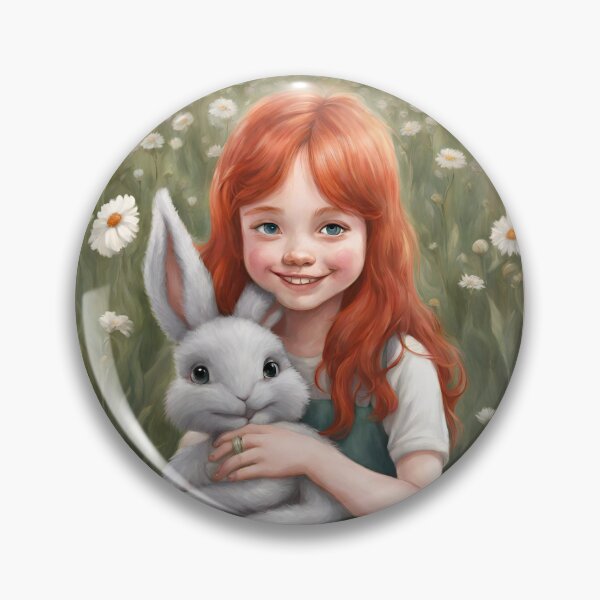 Item preview, Happy Easter postcard with little girl and her bunny, easter mug designed and sold by coloursforkids.