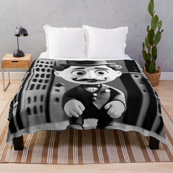 Item preview, Monochrome Miniature: A Vintage Comedy Icon designed and sold by opulantorbit.