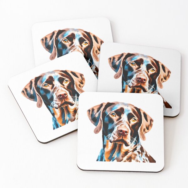 Item preview, Soulful Impressionist German Shorthaired Pointer designed and sold by Fredster1966.