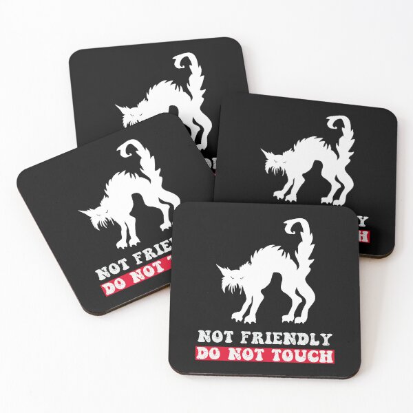 Item preview, Not Friendly Do Not Touch designed and sold by SunnyFunnyArt.