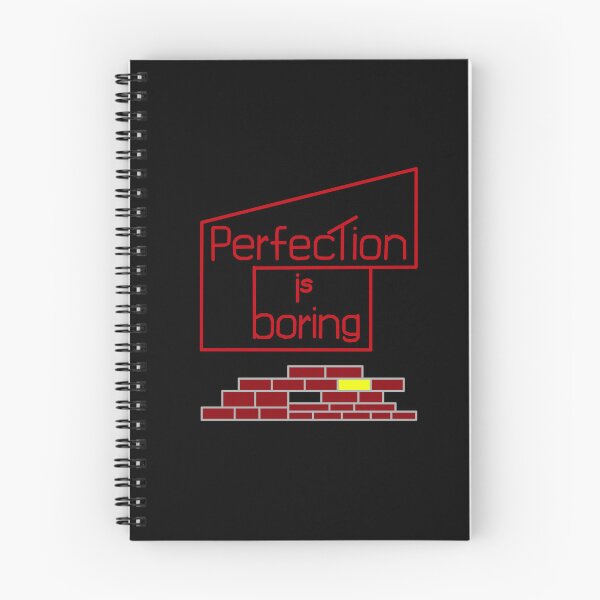 Item preview, Perfection is Boring designed and sold by ArtAndBliss.