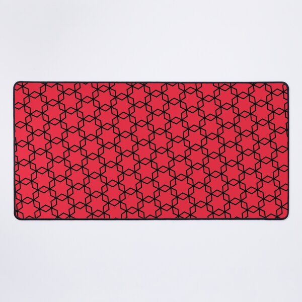Item preview, Red & Black Merkaba Joined Overlapping Hexagons Limitless Seams designed and sold by Alchemy-A-La-G.