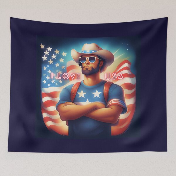 Item preview, I LOVE USA  designed and sold by Lunaawga.