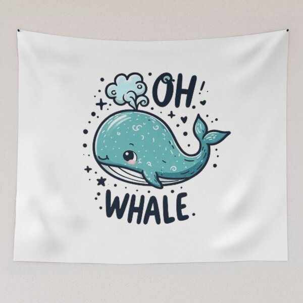 Item preview, Oh Whale Funny Saying Pun Of Oh Well designed and sold by Culmika.