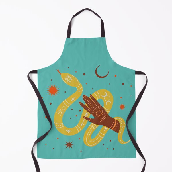Item preview,   Pattern drawing design with a yellow snake and hand designed and sold by SweetLimeShop.