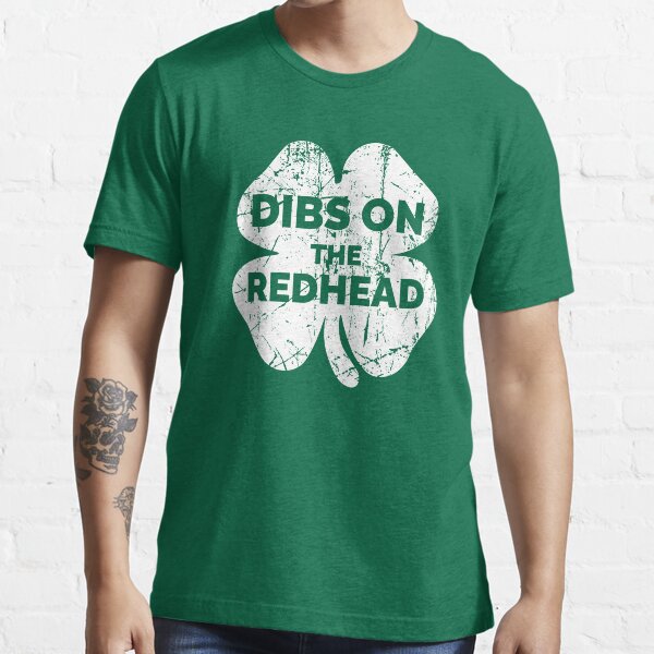 Item preview, Vintage Dibs On The Redhead Funny Irish St Patricks Day Shamrock  designed and sold by Slassyat.