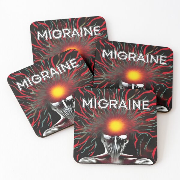Item preview, Migraine Art "Sturmkopf" Chronic Pain Illness Spoonie Spoon Theory Headache  designed and sold by InterpreTees.