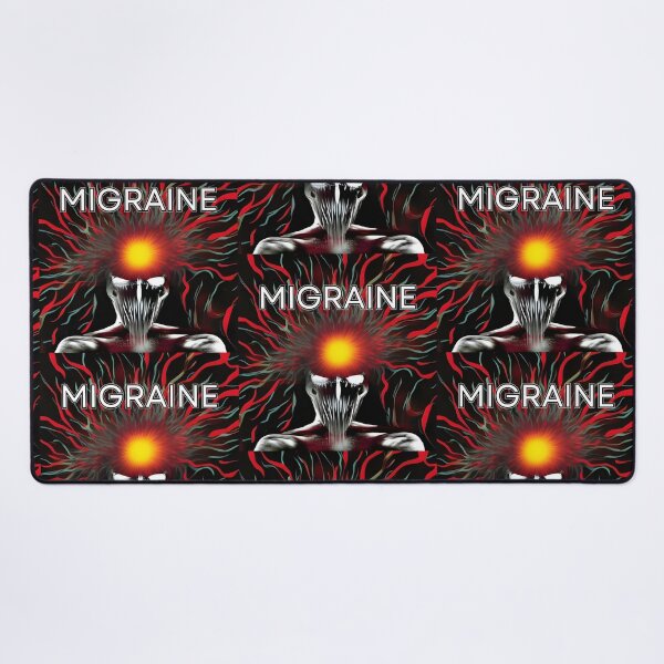 Item preview, Migraine Art "Sturmkopf" Chronic Pain Illness Spoonie Spoon Theory Headache  designed and sold by InterpreTees.