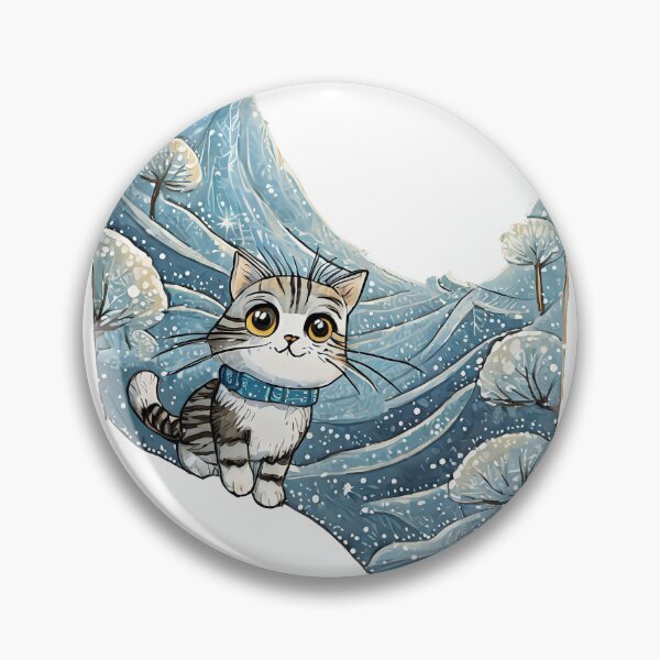 Item preview, Snowy Forest Cat  designed and sold by omerfdln34.