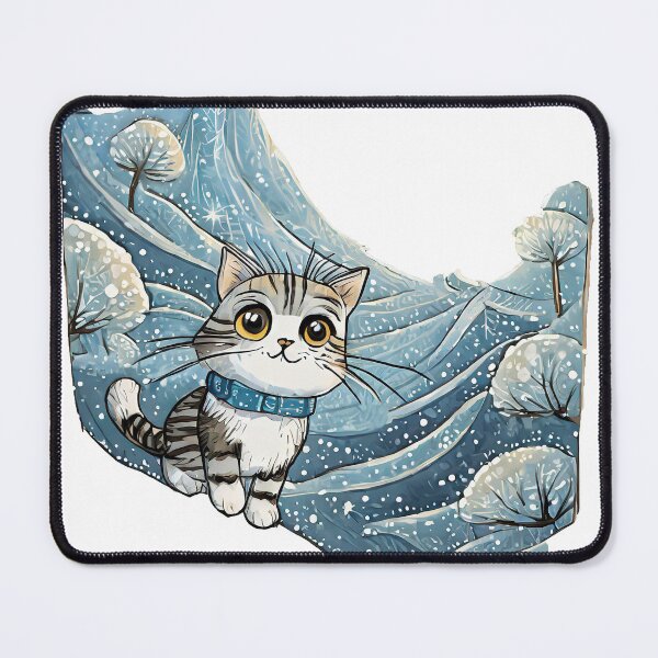 Item preview, Snowy Forest Cat designed and sold by omerfdln34.