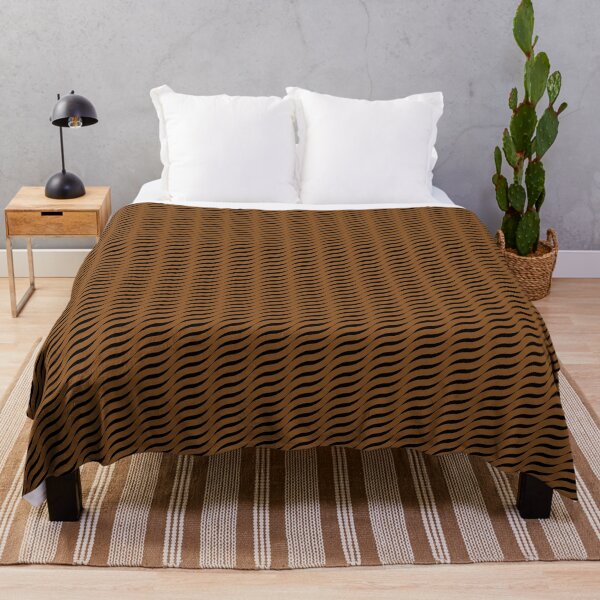 Artikelvorschau, Brown & Black Heatwave Tiger Stripe Lines Unbegrenzte Ornamente entworfen und verkauft von Alchemy-A-La-G.