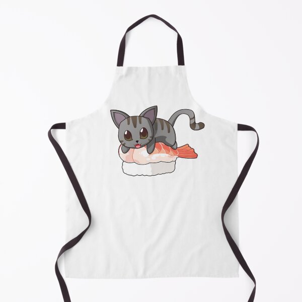 Item preview, Gray Cat Shrimp Sushi designed and sold by myanko.