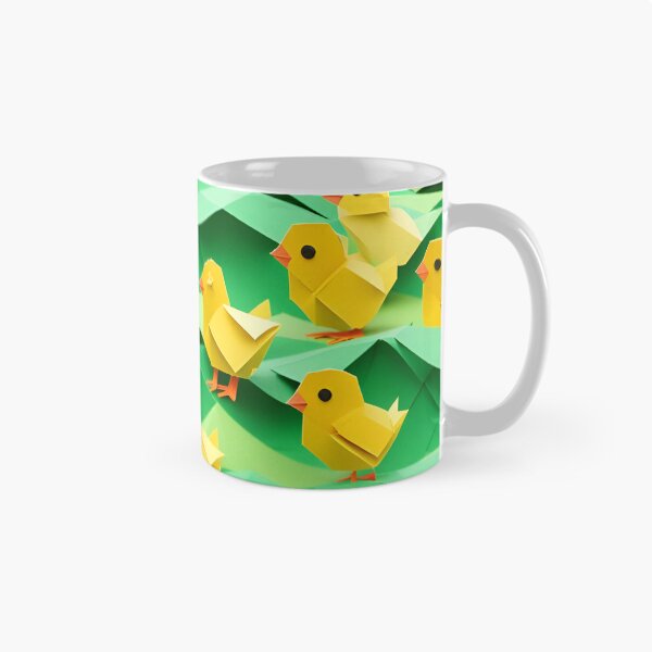 Item preview, Origami Art - Chirpy Meadow Delights: Baby Chicks in Nature's Playground designed and sold by ArtfulFolds.