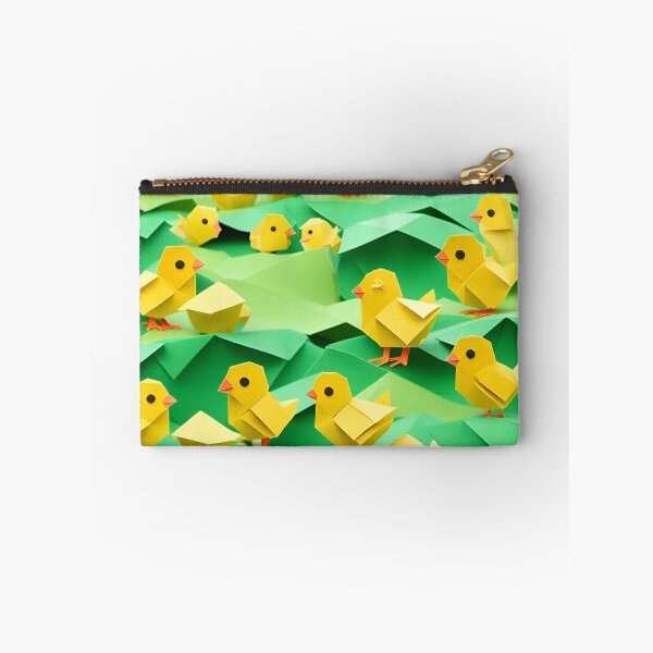 Item preview, Origami Art - Chirpy Meadow Delights: Baby Chicks in Nature's Playground designed and sold by ArtfulFolds.