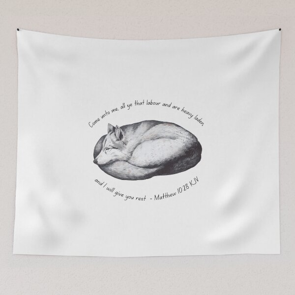 Item preview, Matthew 10:28 Sleeping Wolf designed and sold by LambofLight.