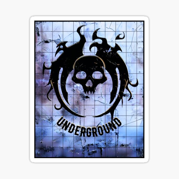 Item preview, Underground - skull shape graphics designed and sold by silent-violin.