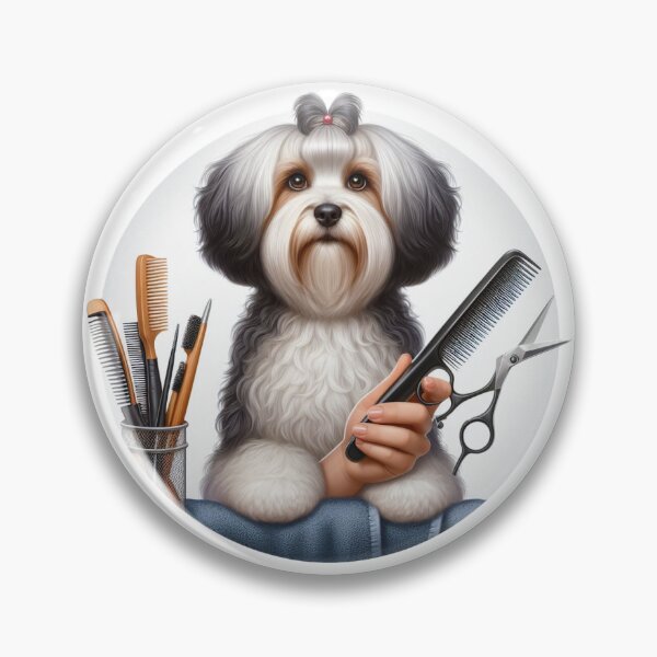 Item preview, Hairdresser / Hairstylist / Groomer- Havanese  designed and sold by Alysha Lenderman.