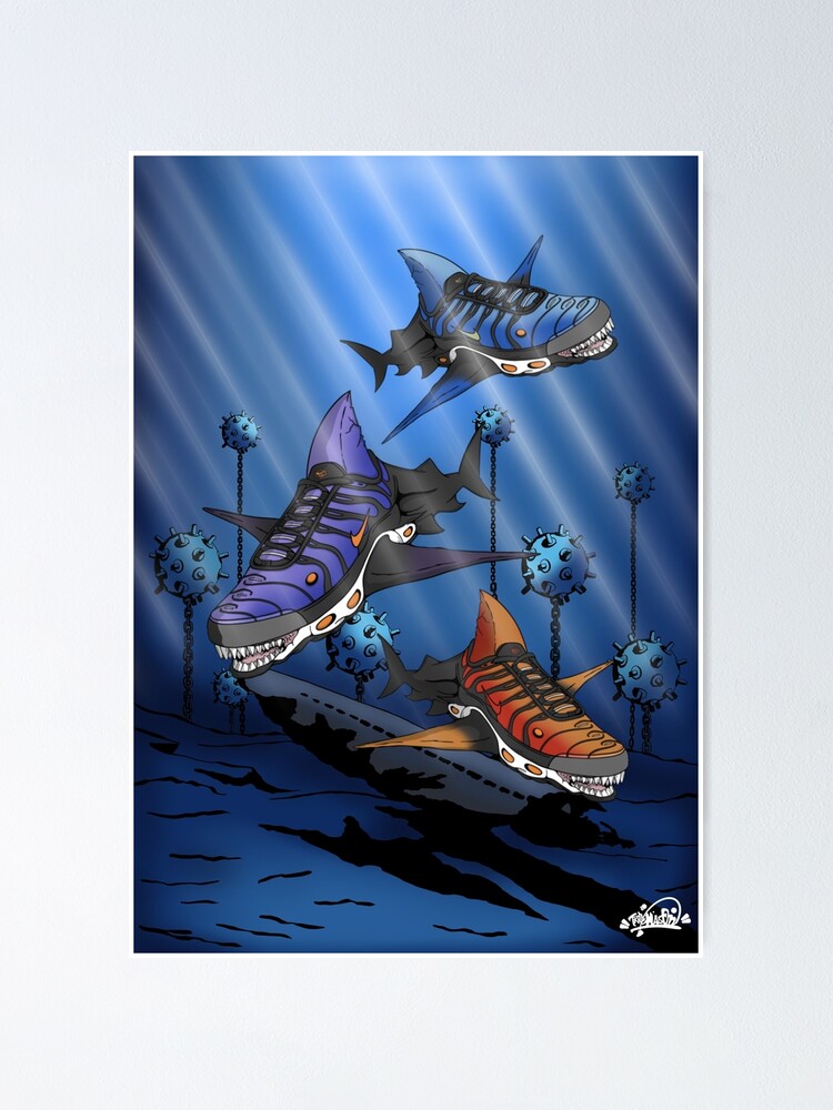 Nike Poster Nike Tn Art TN Plus Shark