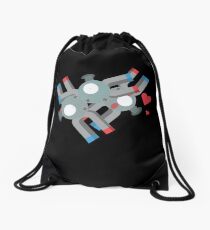 Cute Magneton Pokemon Drawstring Bag