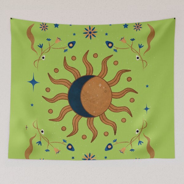 Item preview,  Pattern drawing design with sun and stars designed and sold by SweetLimeShop.