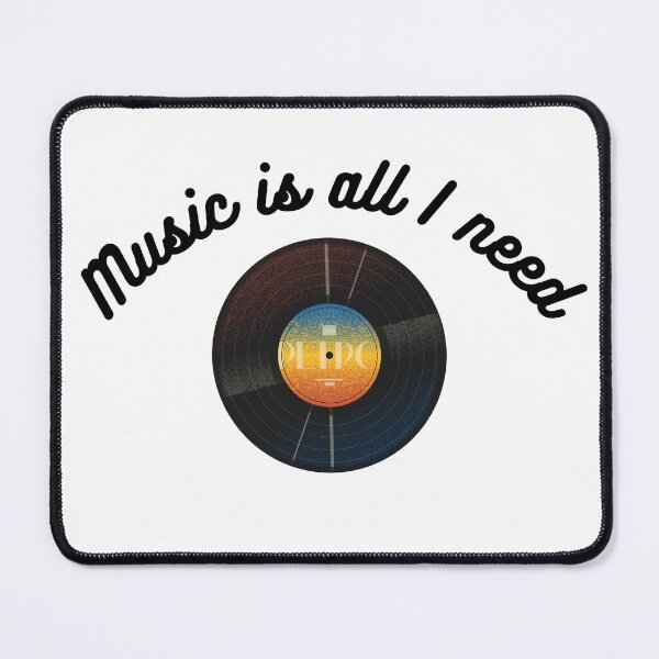 Item preview, Music is all I need; vinyl designed and sold by ByCovee.