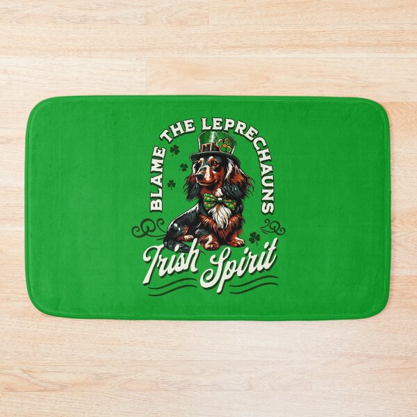 Item preview, St Patrick Day Longhaired Dachshund Cute designed and sold by Hic21.