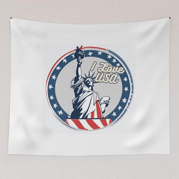 Item preview, I LOVE USA  designed and sold by Lunaawga.