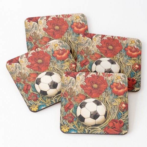 Item preview, The Beautiful Game in Bloom: A Morris-Inspired Tribute designed and sold by Prompt Football.