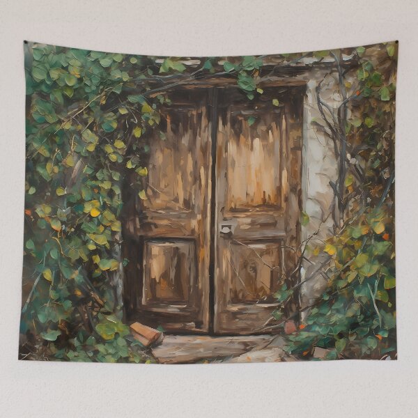 Item preview, old door,oil designed and sold by elegantpaterns.