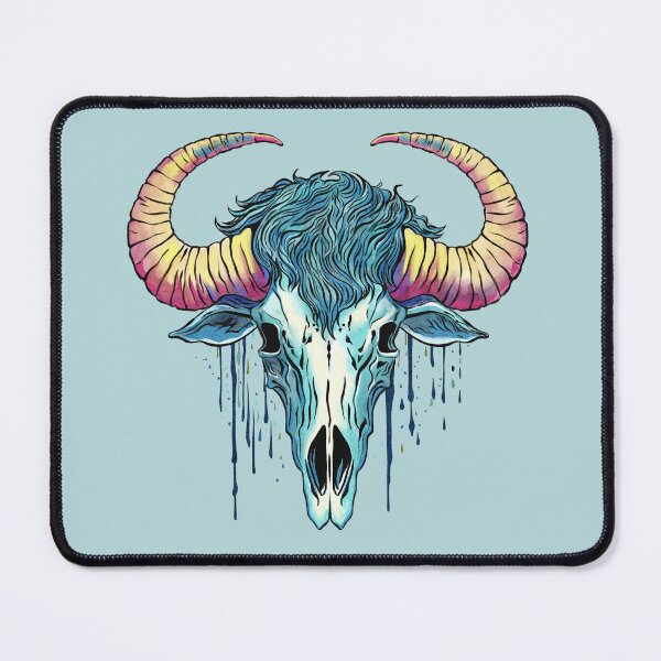 Item preview, Buffalo skull colorful designed and sold by AngeMNunez.