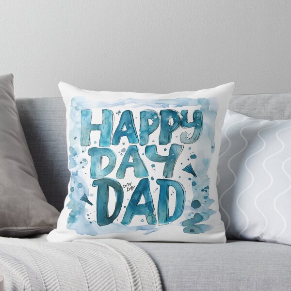 Item preview, Happy Day Dad Watercolor Greeting designed and sold by MidArtFusion.