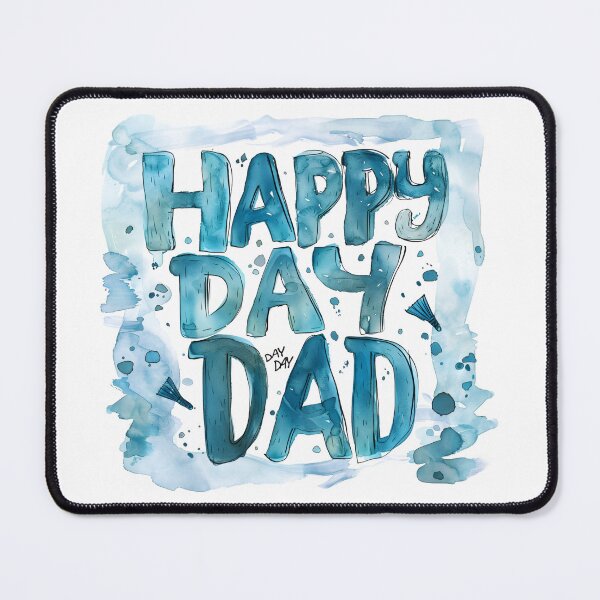 Item preview, Happy Day Dad Watercolor Greeting designed and sold by MidArtFusion.