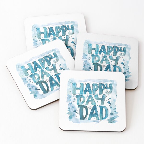 Item preview, Happy Day Dad Watercolor Greeting designed and sold by MidArtFusion.