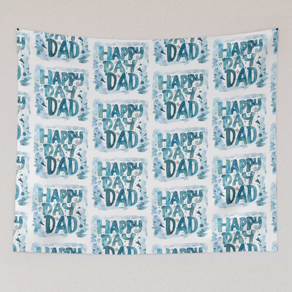 Item preview, Happy Day Dad Watercolor Greeting designed and sold by MidArtFusion.