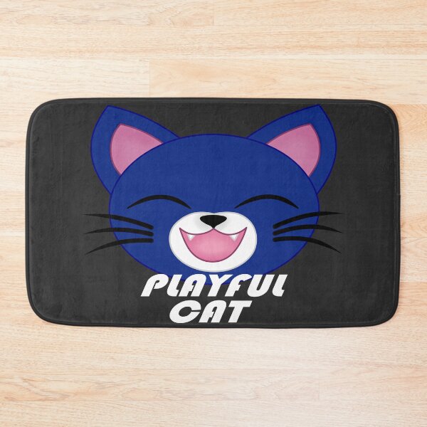 Item preview, The head of a smiling blue cat designed and sold by The-Blue-Feline.
