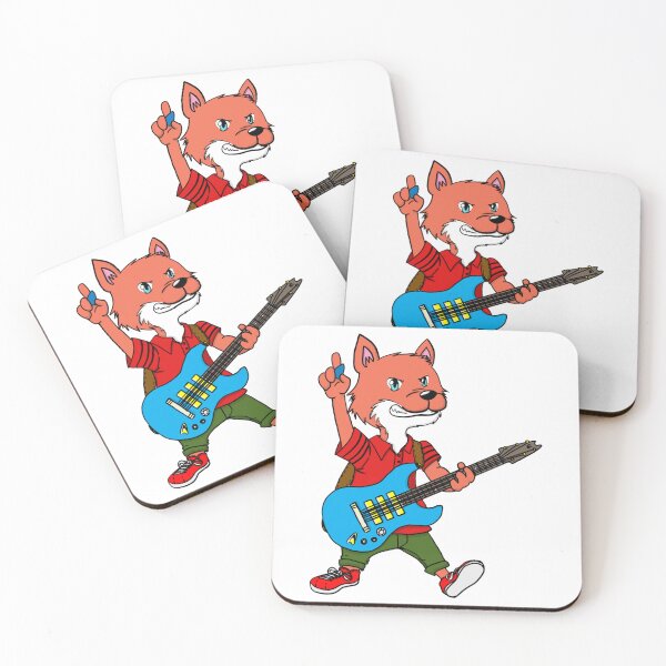 Item preview, Fox Andy Roll, the foxiest guitarist  designed and sold by OlivaHelen.