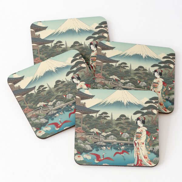 Item preview, Geisha Solitude in a Mt. Fuji Zen Garden designed and sold by HippieFarms11.