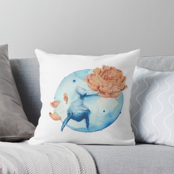 Item preview, Blue Whale With A Rose designed and sold by cueckermannart.