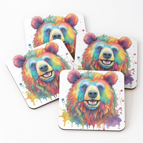Item preview, Rainbow bear designed and sold by Jelena Slijepcevic.