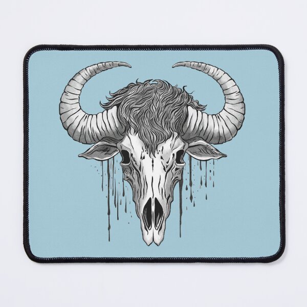 Item preview, Buffalo skull black designed and sold by AngeMNunez.