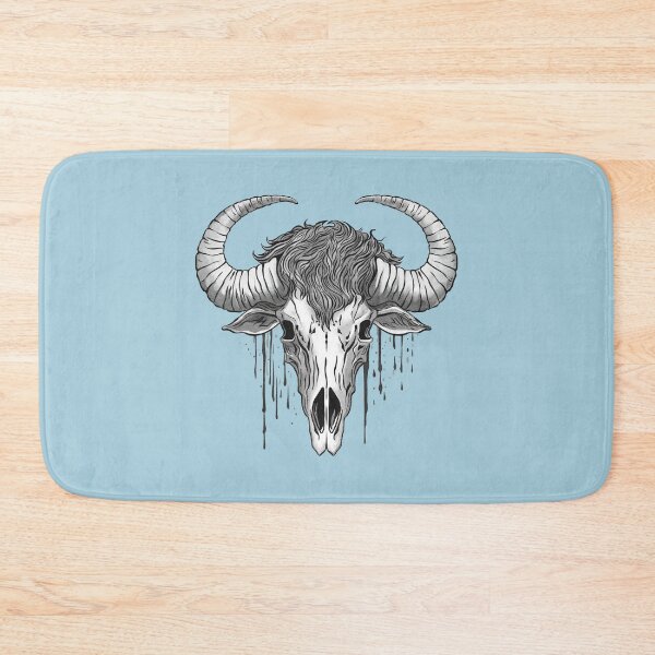 Item preview, Buffalo skull black designed and sold by AngeMNunez.