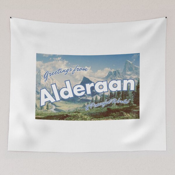 Item preview, Alderaan Vintage Postcard designed and sold by smokeyhan.
