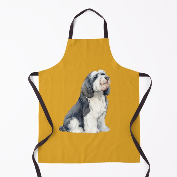 Item preview, Bearded Collie Scandinavian Watercolor Beardie designed and sold by EmilyFNM3D.
